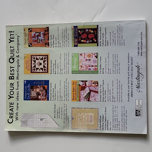 American Patchwork & Quilting Magazine April 2005 Issue 73 - Picture 5 of 8